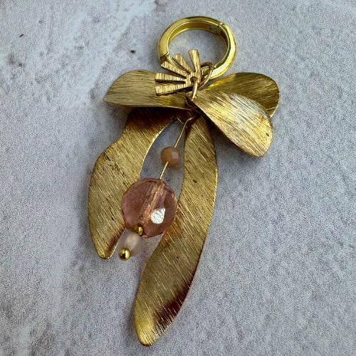 Brinco | Latão com Cristal