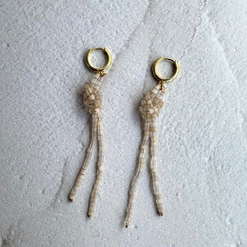 Brinco | Nó de Canutilhos de Cristal