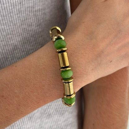 Pulseira | Hematita & Jade