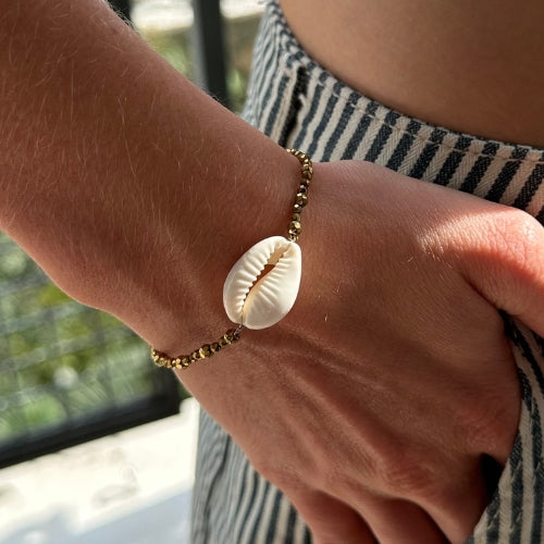 Pulseira | Hematita & Búzio