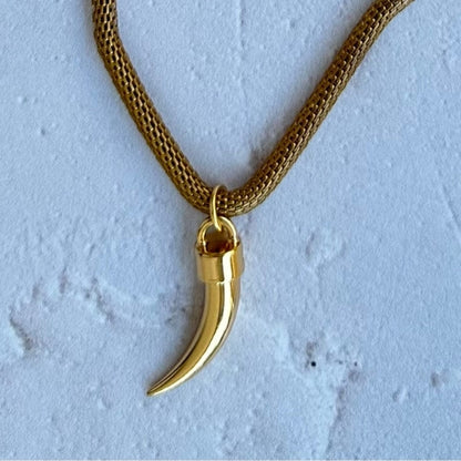 Colar | Malha & Dente Dourado