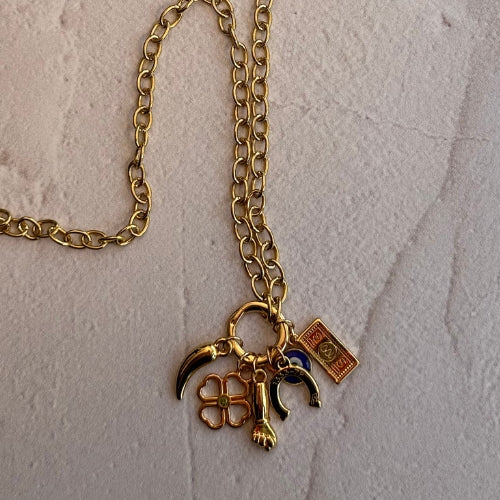 Colar Longo | Pingentes da Sorte