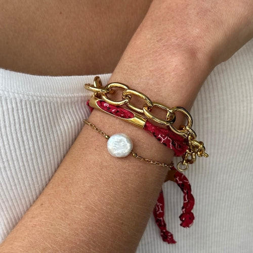 Pulseira | Corrente & Pérola