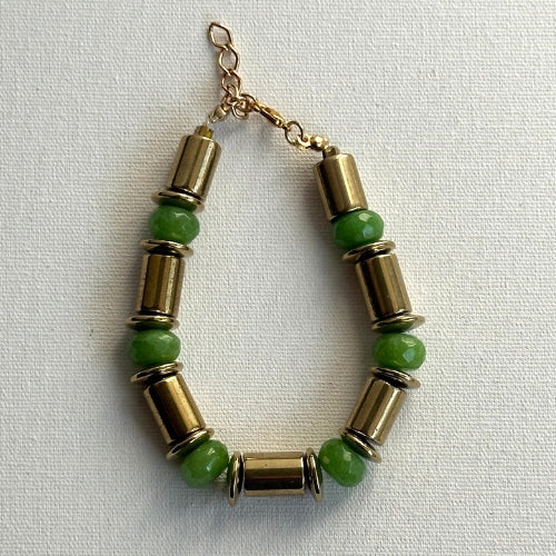 Pulseira | Hematita & Jade