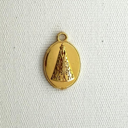 Pingente | Nossa Sra. Aparecida Banho Dourado